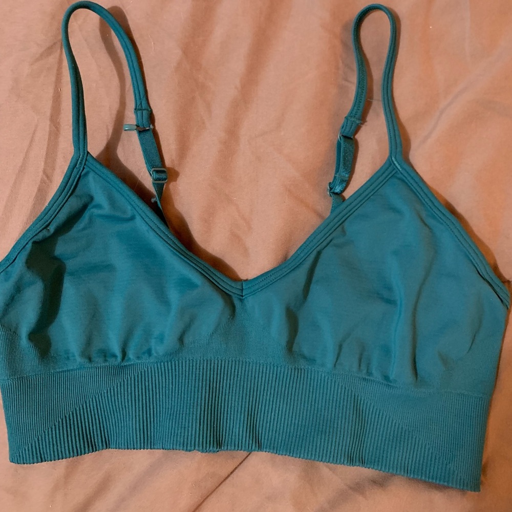 Lululemon Ebb to Street Bra 10 Night Diver A/B